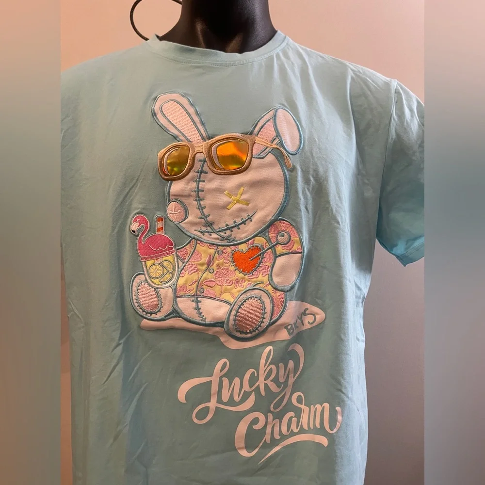 Men’s BKYS ‘Lucky Charms’ T-Shirt, Size 2XL - Picture 2 of 8